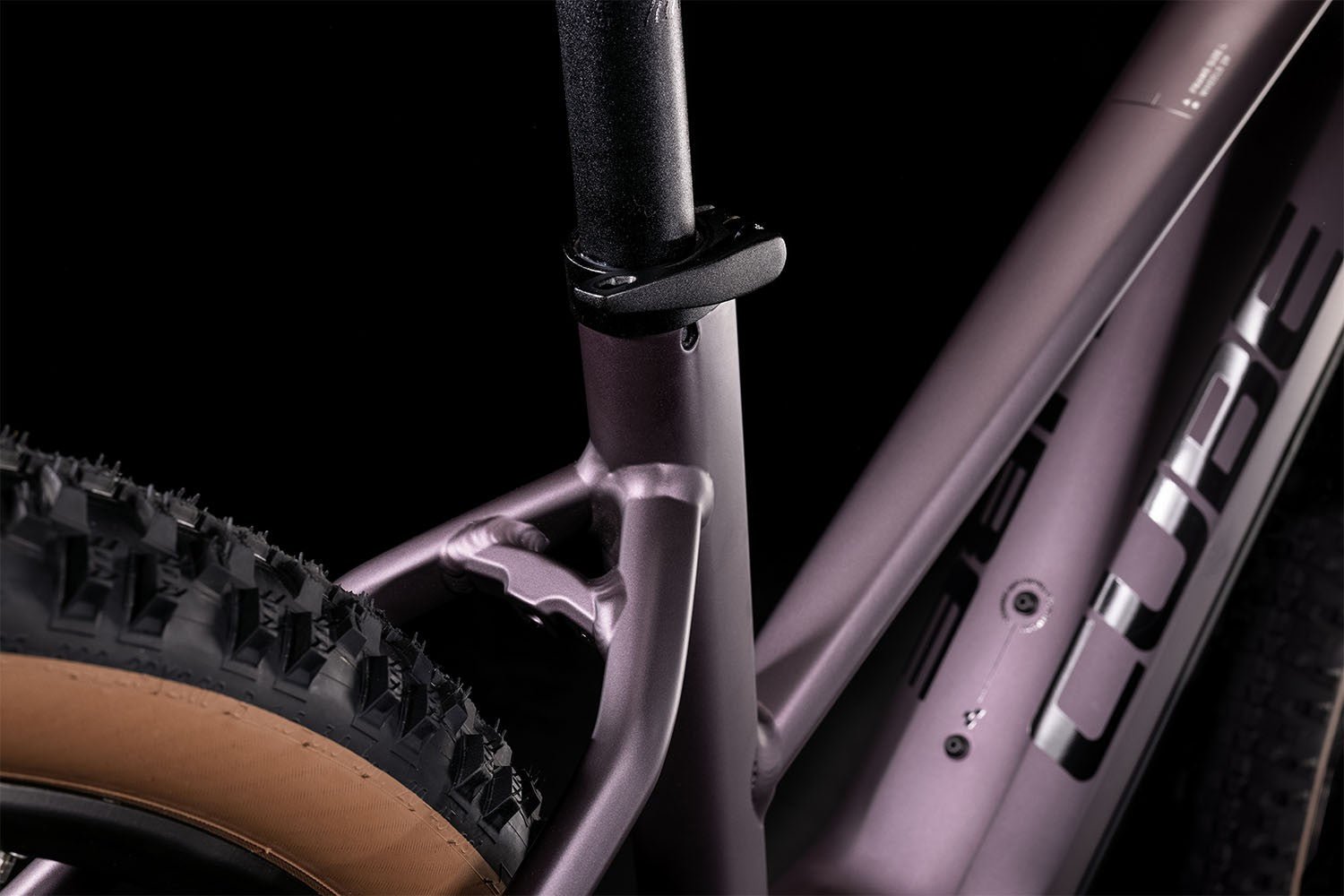 CUBE REACTION HYBRID EXC 750 29 electric bike - smokylilac´n´black - CUBE - Evelostore