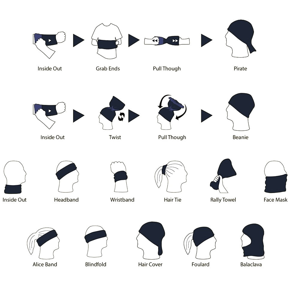 ELEVEN SPORTSWEAR Multifunktionstuch BEE F32 weiß