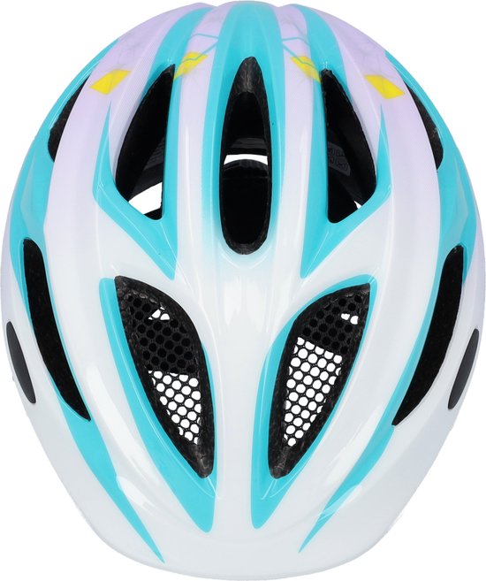 XLC CATWALK BH-C17 Fahrradhelm mit Rücklicht – Mint/Lila