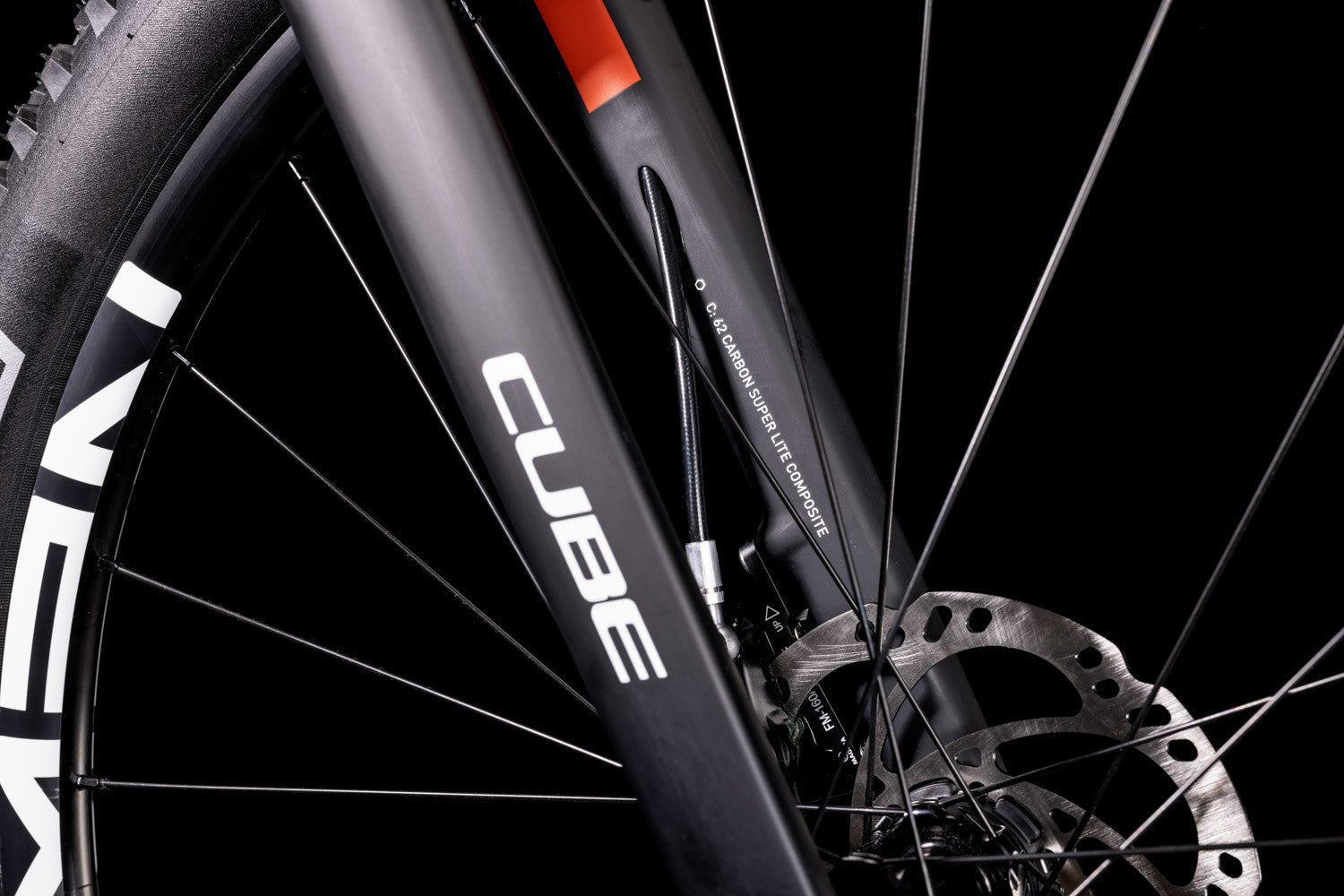 CUBE ELITE 240 C:62 SL kids bicycle - carbon/blue/red - CUBE - Evelostore