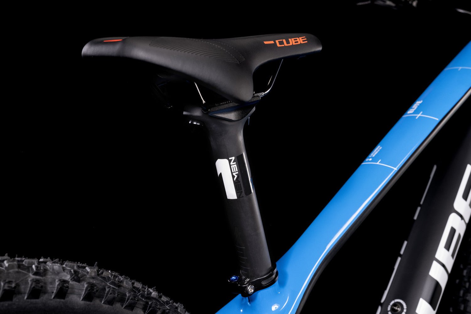 CUBE ELITE 240 C:62 SL kids bicycle - carbon/blue/red - CUBE - Evelostore