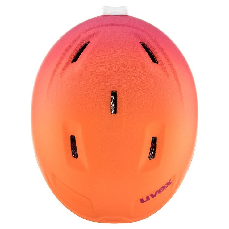 UVEX MANIC PRO PINK-ORANGE MET MAT apsauginis šalmas