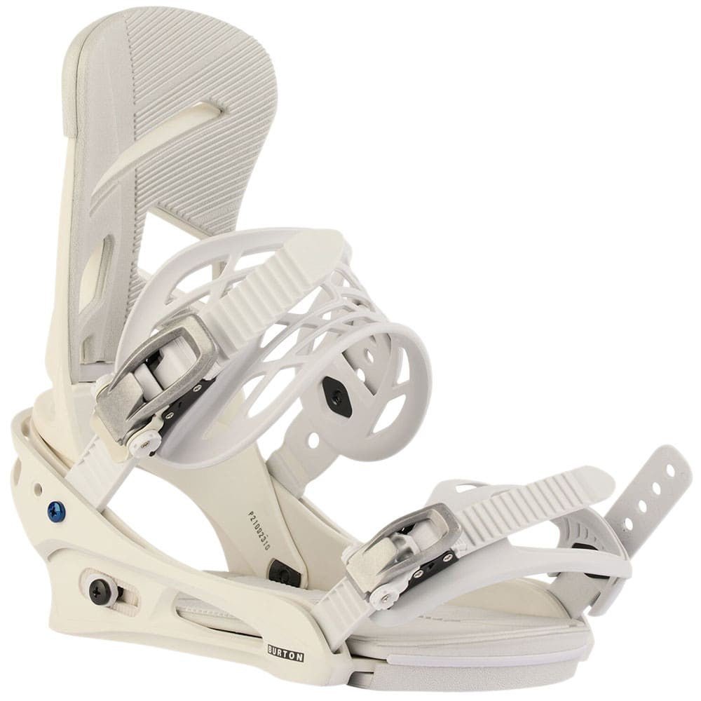 BURTON MISSION STOUTH snowboard bindings - white - BURTON - Evelostore