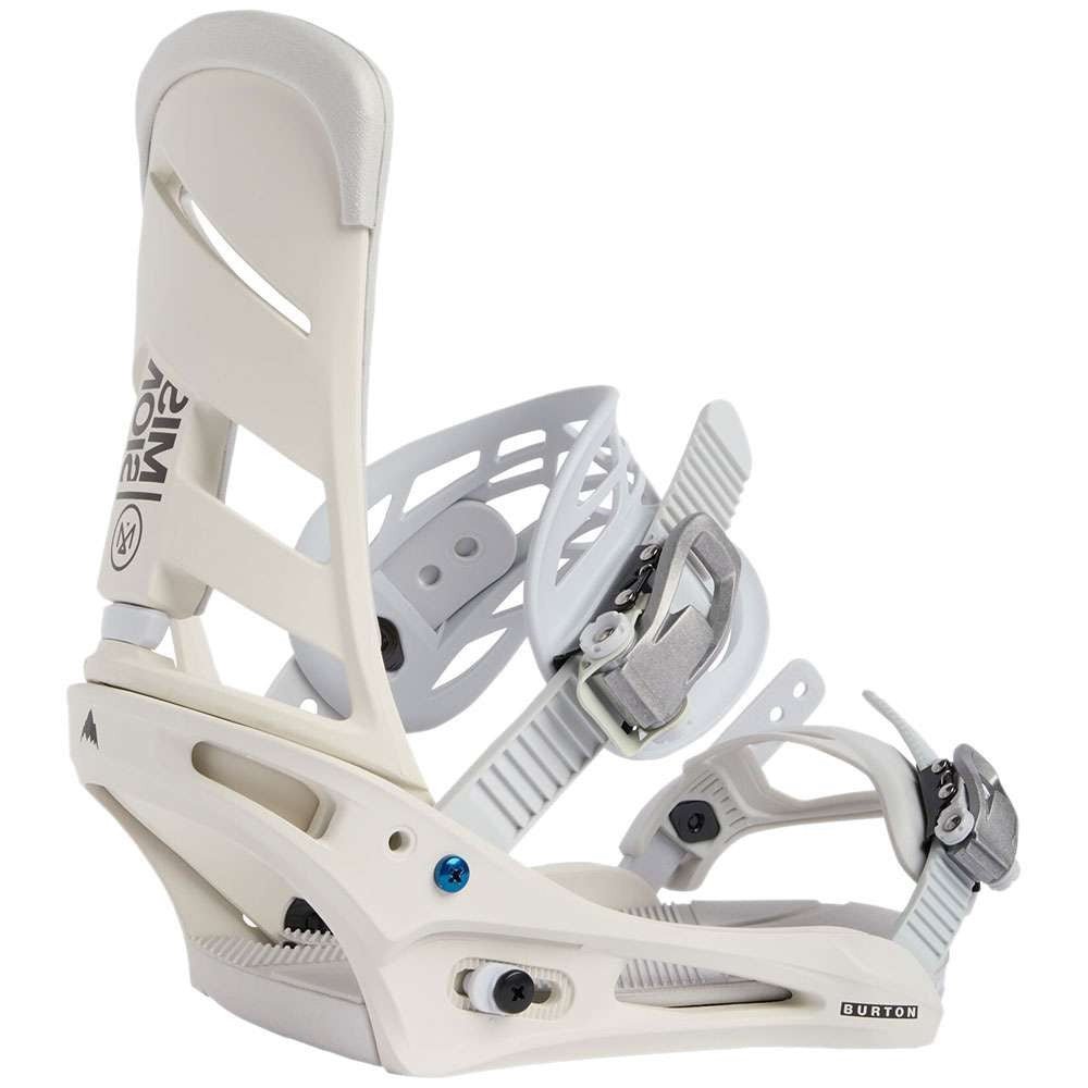 BURTON MISSION STOUTH snowboard bindings - white - BURTON - Evelostore
