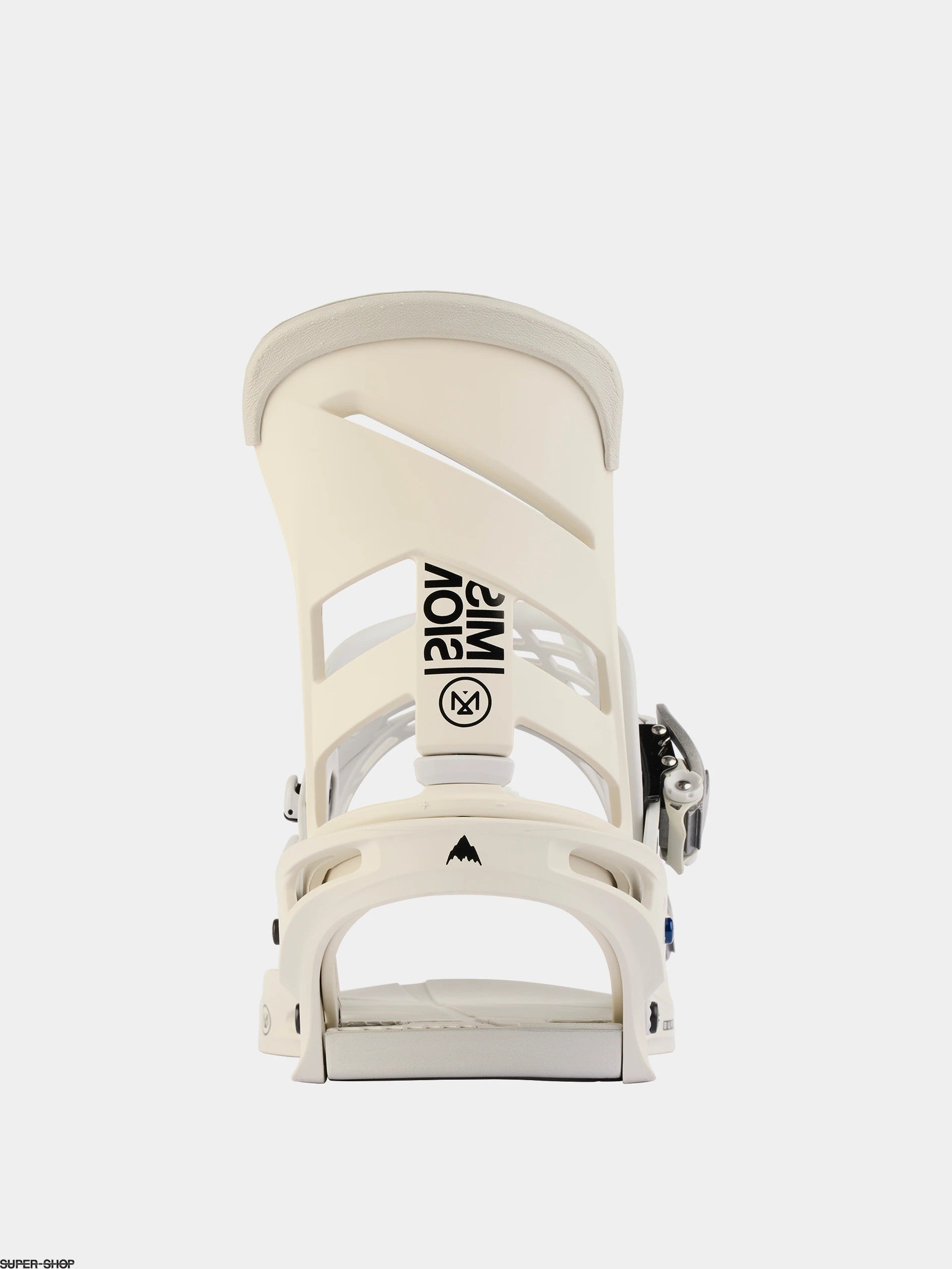 BURTON MISSION STOUTH snowboard bindings - white - BURTON - Evelostore
