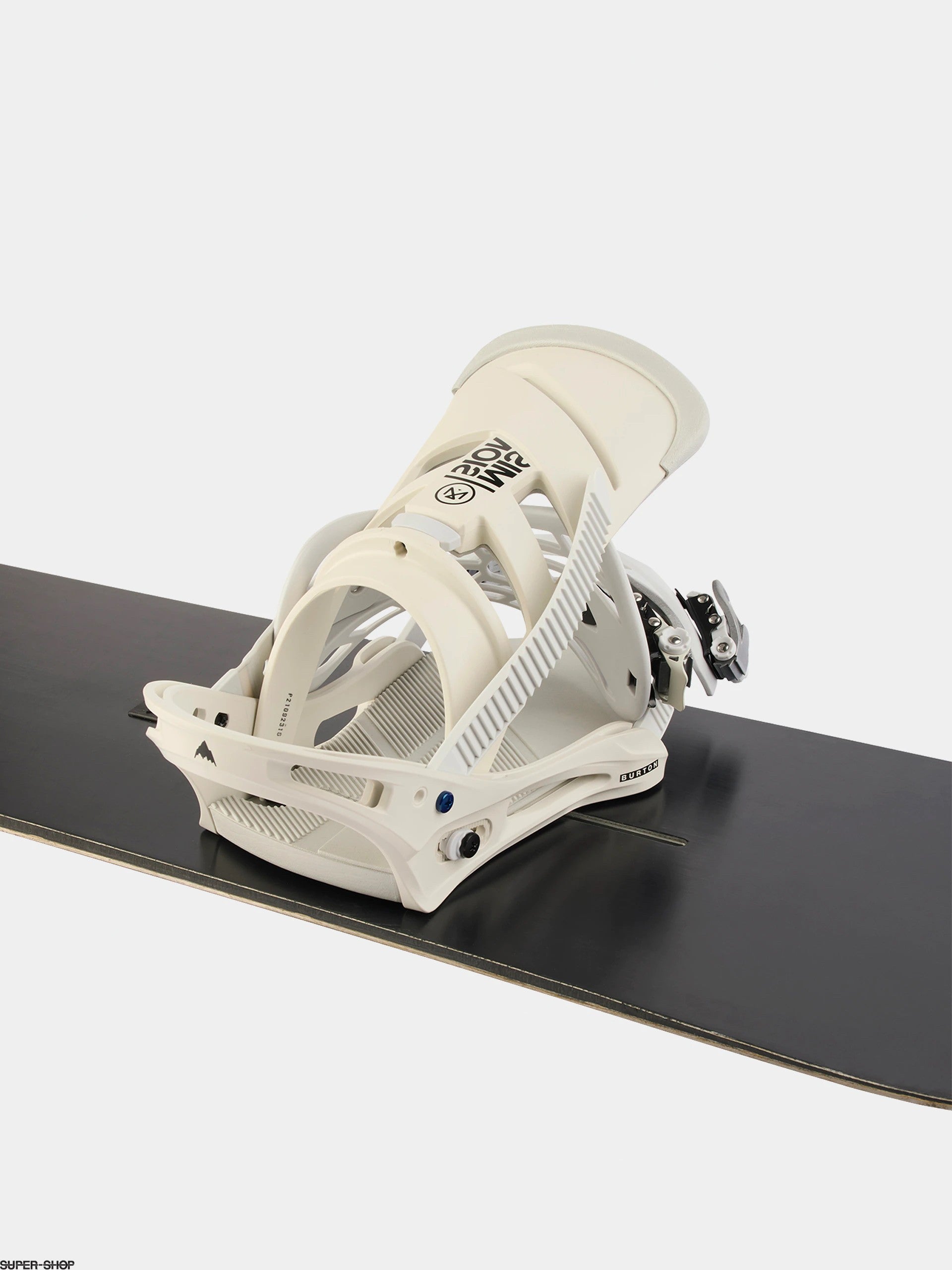 BURTON MISSION STOUTH snowboard bindings - white - BURTON - Evelostore