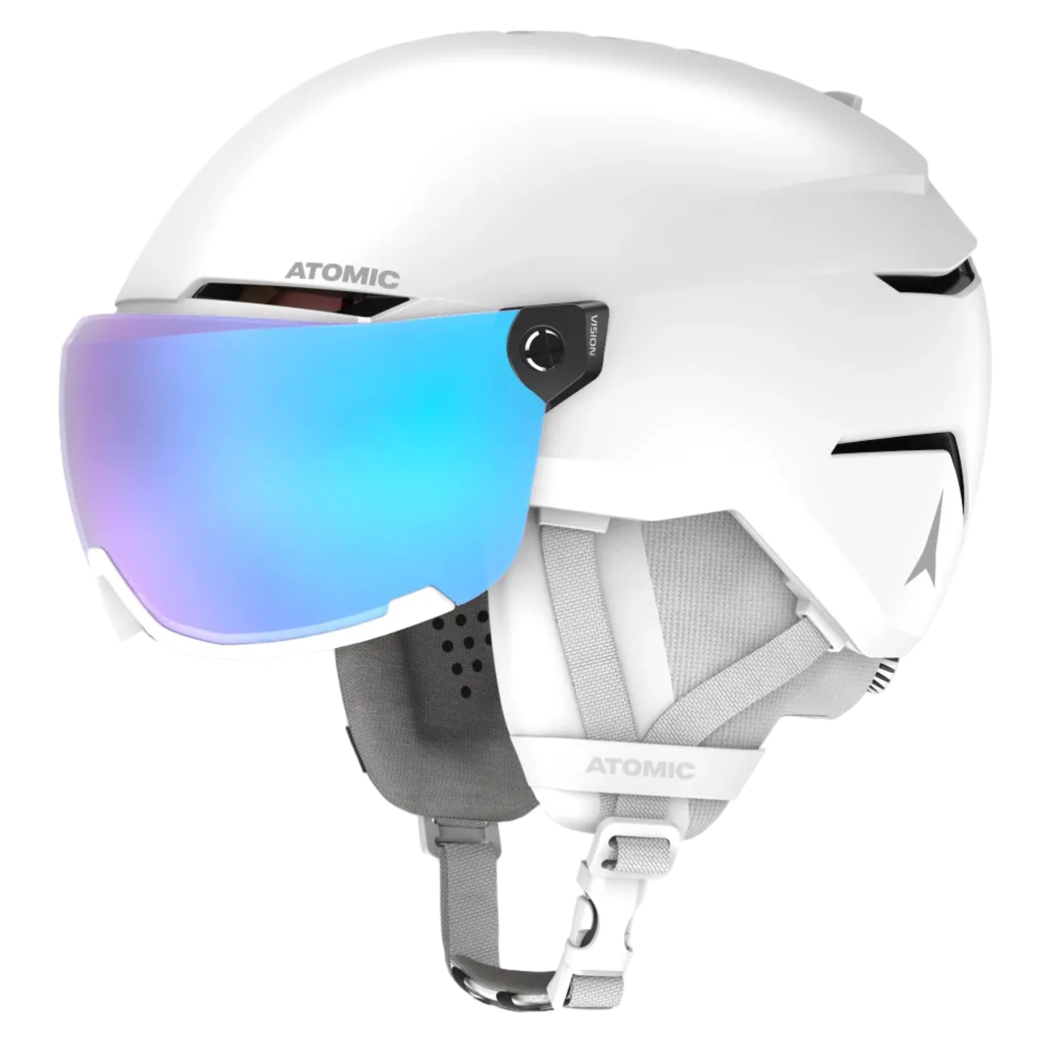 ATOMIC SAVOR VISOR STEREO WHITE aizsargķivere