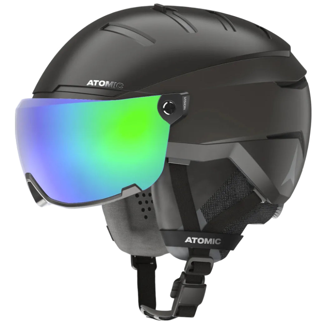 ATOMIC SAVOR GT AMID VISOR HD BLACK aizsargķivere