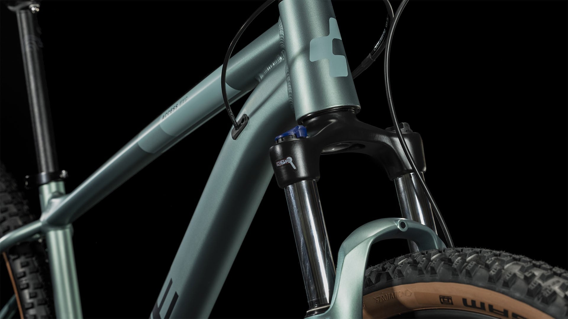 CUBE ACCESS WS EXC 29 naiste mägijalgratas – eucalyptus´n´black