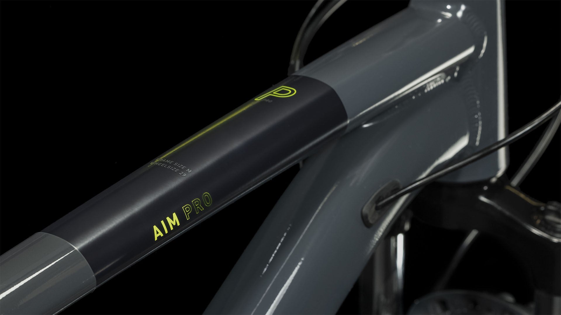 CUBE AIM PRO 29 mountain bike - grey´n´flashyellow - CUBE - Evelostore