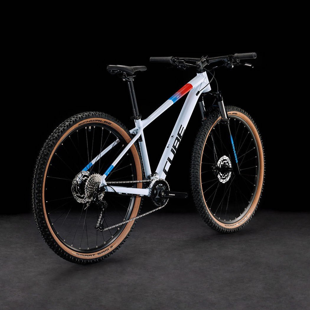 CUBE AIM SLX 29 mountain bike - white´n´blue´n´red - CUBE - Evelostore