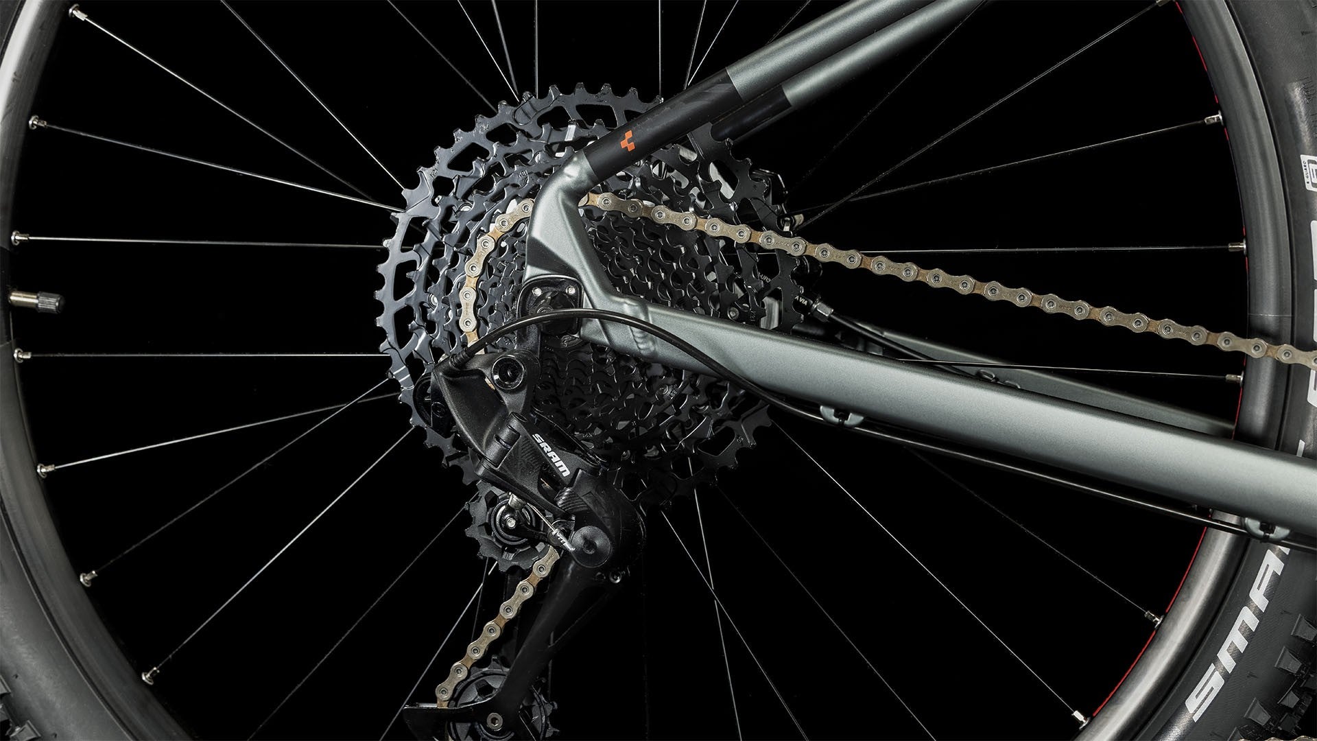 CUBE ANALOG 29 kalnų dviratis – flashgrey´n´red