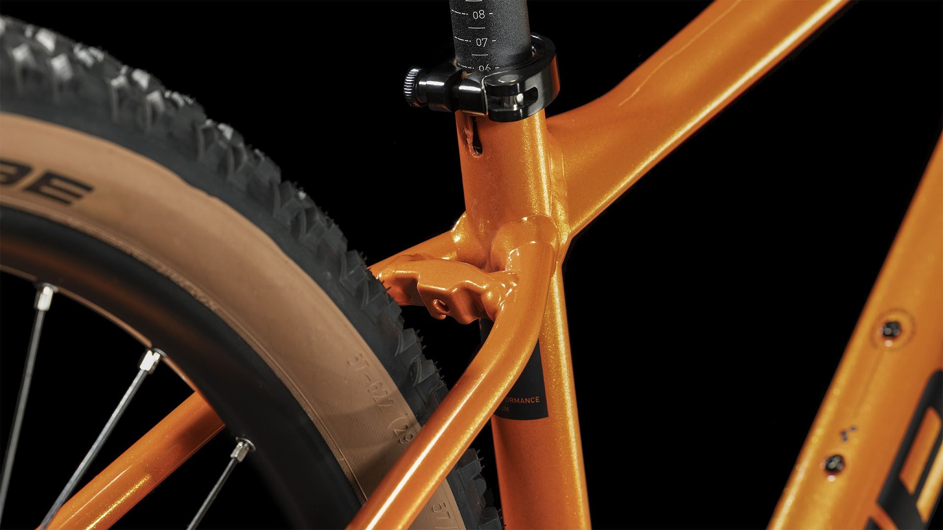 CUBE ATTENTION 29 mountain bike - fireorange´n´black - CUBE - Evelostore