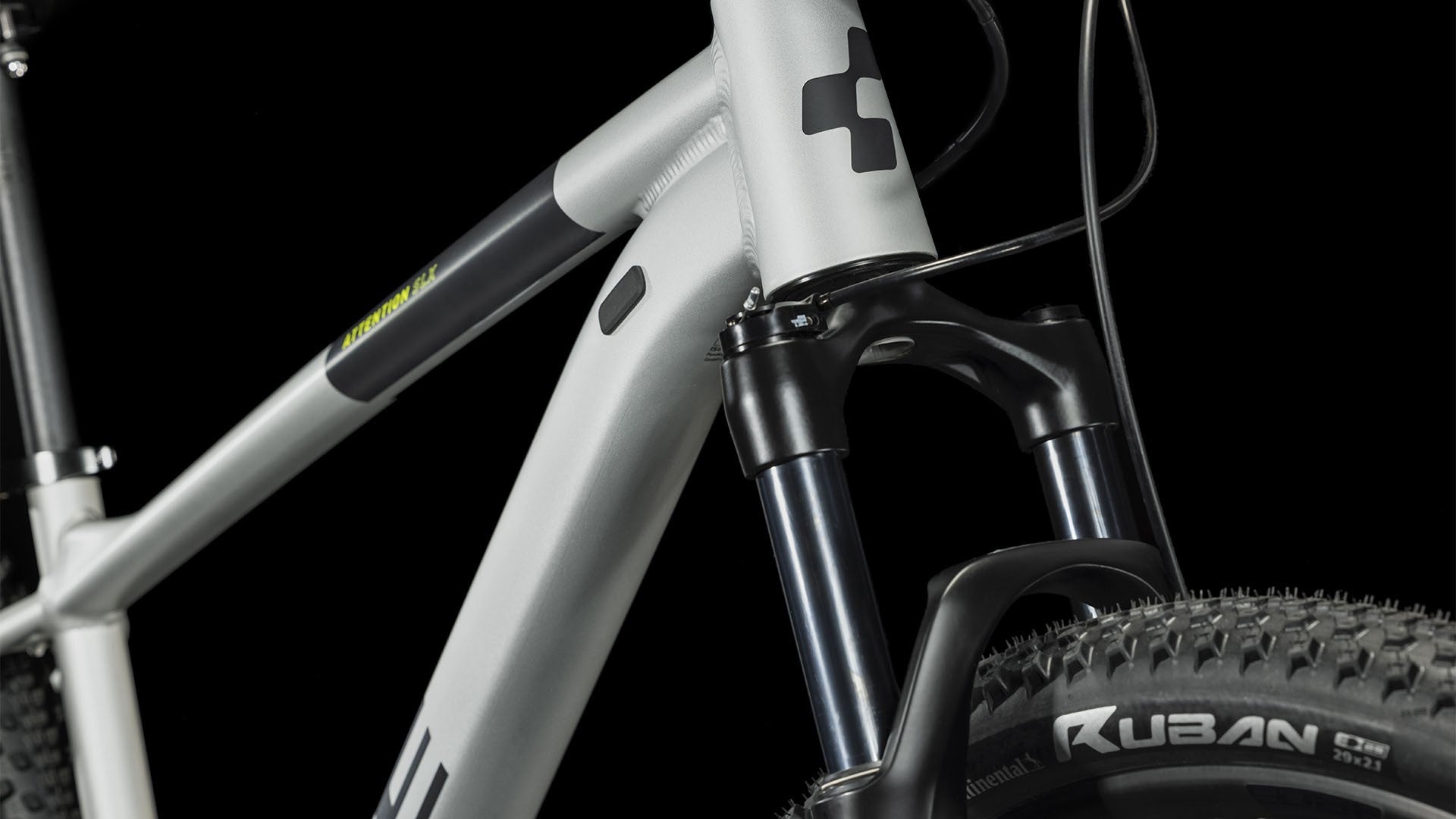 CUBE ATTENTION SLX 29 mountain bike - silvergrey´n´lime - CUBE - Evelostore