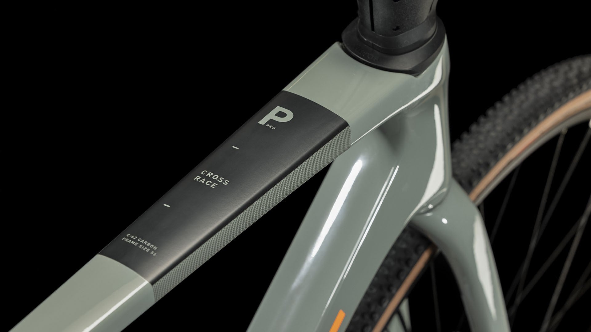 CUBE CROSS RACE C:62 PRO carbon cyclocross bike - swampgrey/orange - CUBE - Evelostore