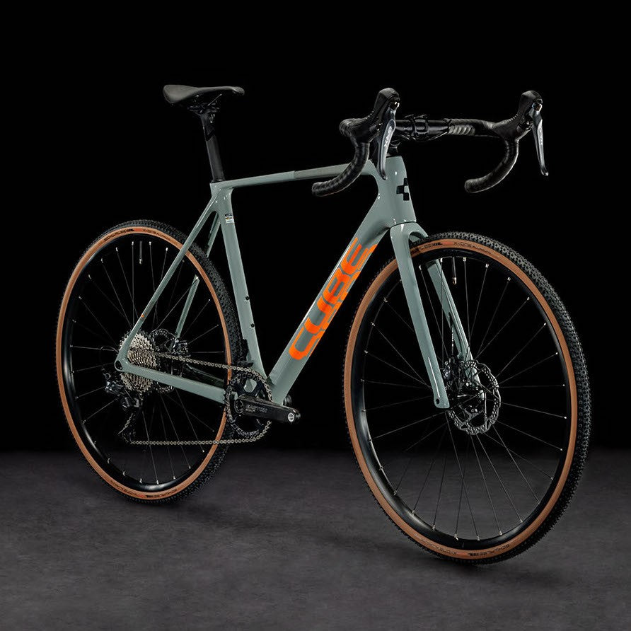 CUBE CROSS RACE C:62 PRO carbon cyclocross bike - swampgrey/orange