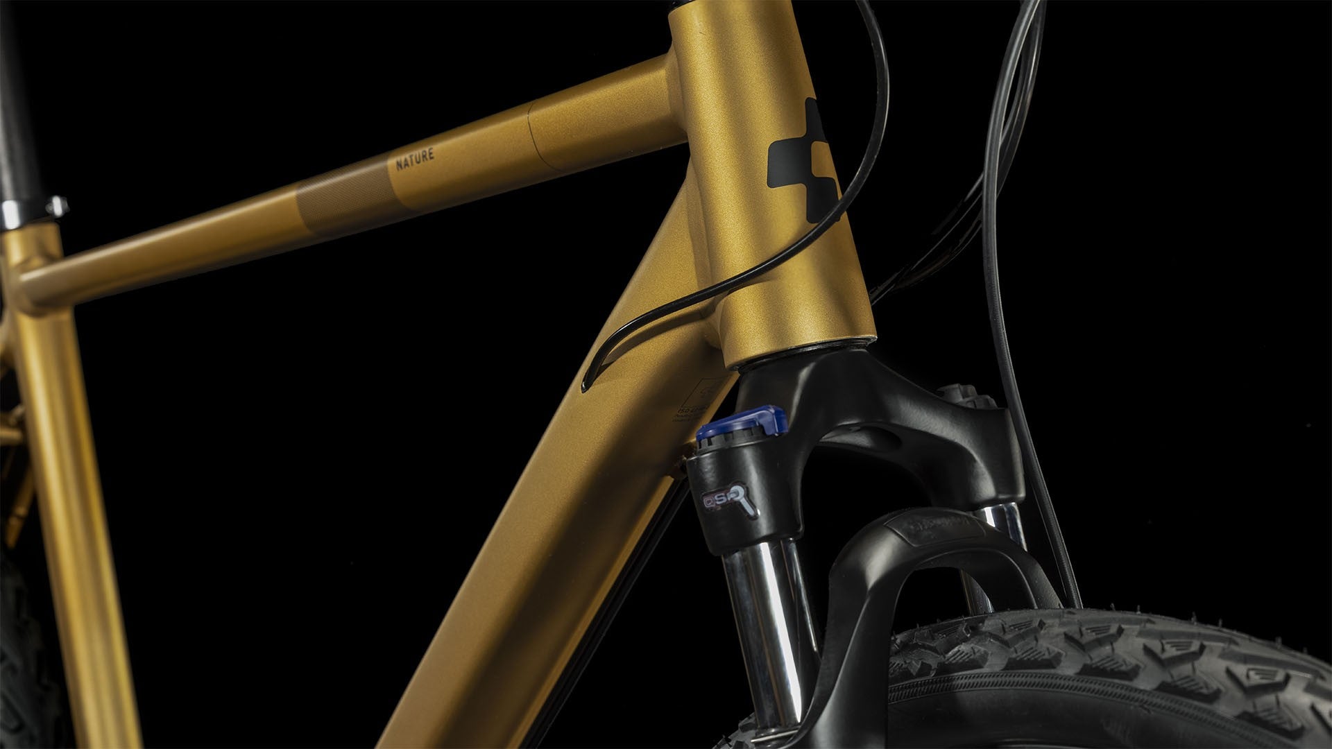 CUBE NATURE PRO 28 crossbike - gold´n´black - CUBE - Evelostore