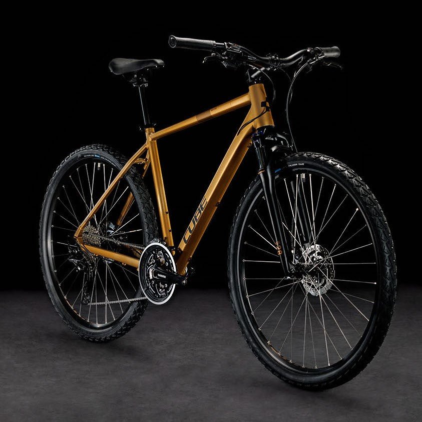 crossbike herren cube Herren-Tourenrad Cube NATURE Pro gold 2023 – Evelostore