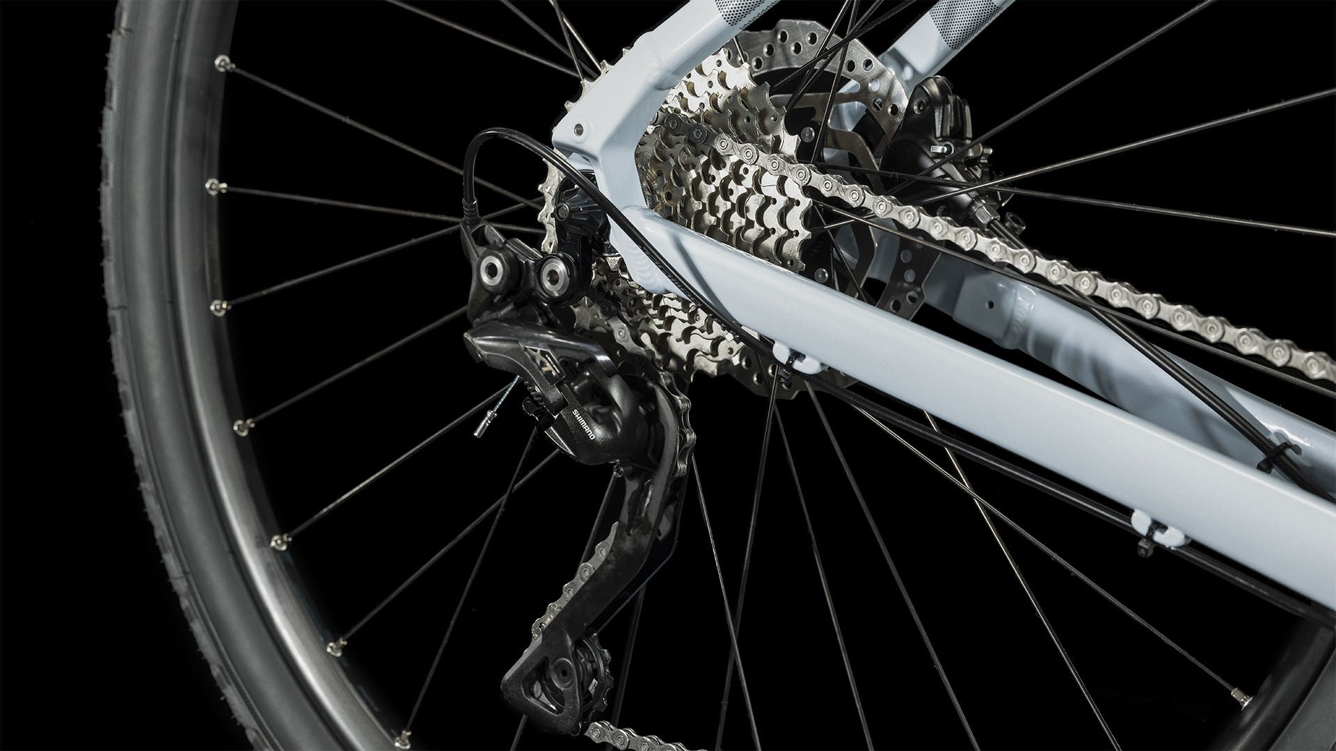 CUBE NATURE PRO 28 crossbike - frostwhite´n´grey - CUBE - Evelostore