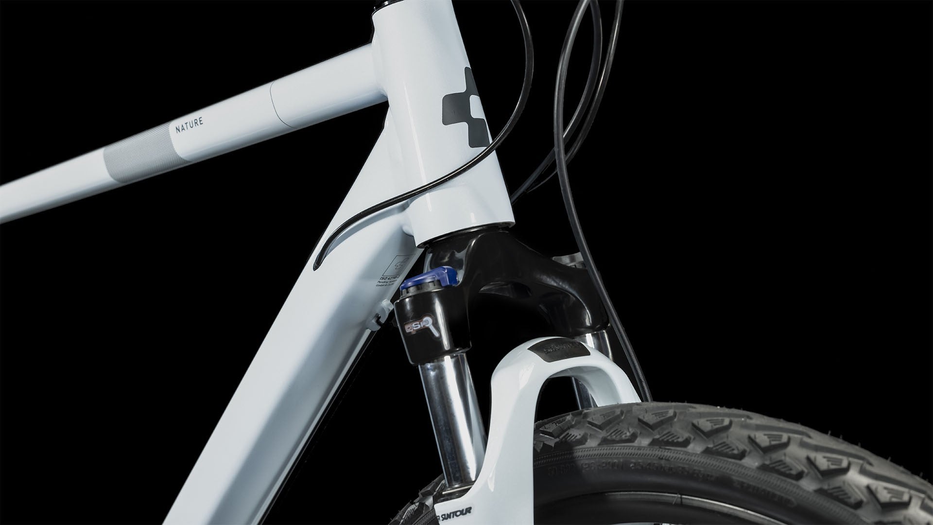 CUBE NATURE PRO 28 crossbike - frostwhite´n´grey - CUBE - Evelostore
