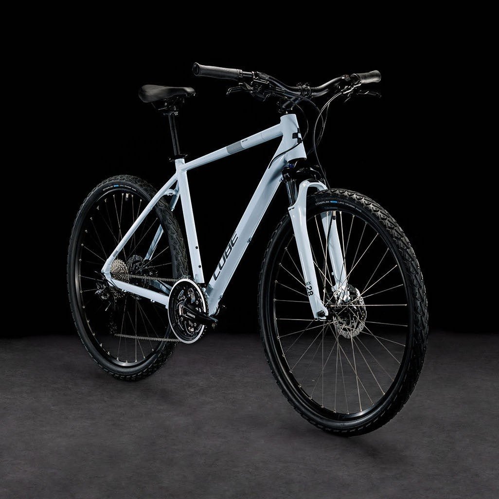 CUBE NATURE PRO 28 crossbike - frostwhite´n´grey - CUBE - Evelostore