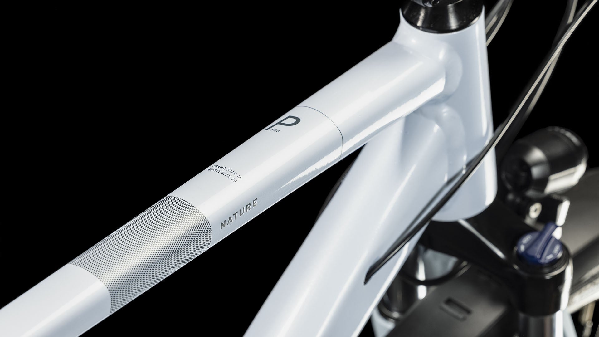 CUBE NATURE PRO ALLROAD 28 mens bicycle - frostwhite´n´grey