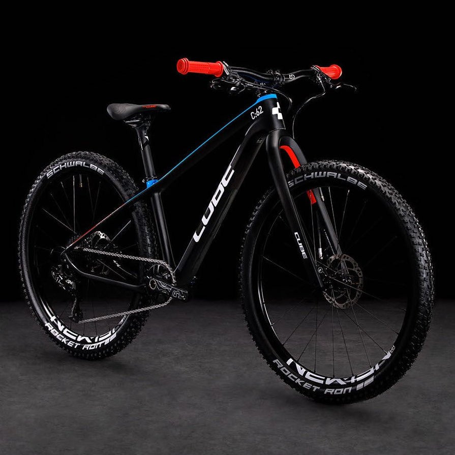 CUBE ELITE 240 C:62 SLX carbon kids bicycle - carbon/blue/red - CUBE - Evelostore
