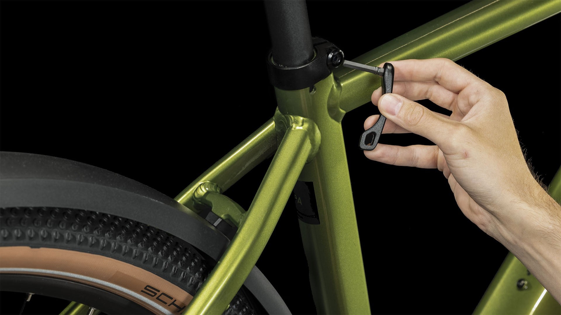 CUBE NURIDE HYBRID PRO 750 ALLROAD 28 electric bike - shinymoss´n´black - CUBE - Evelostore