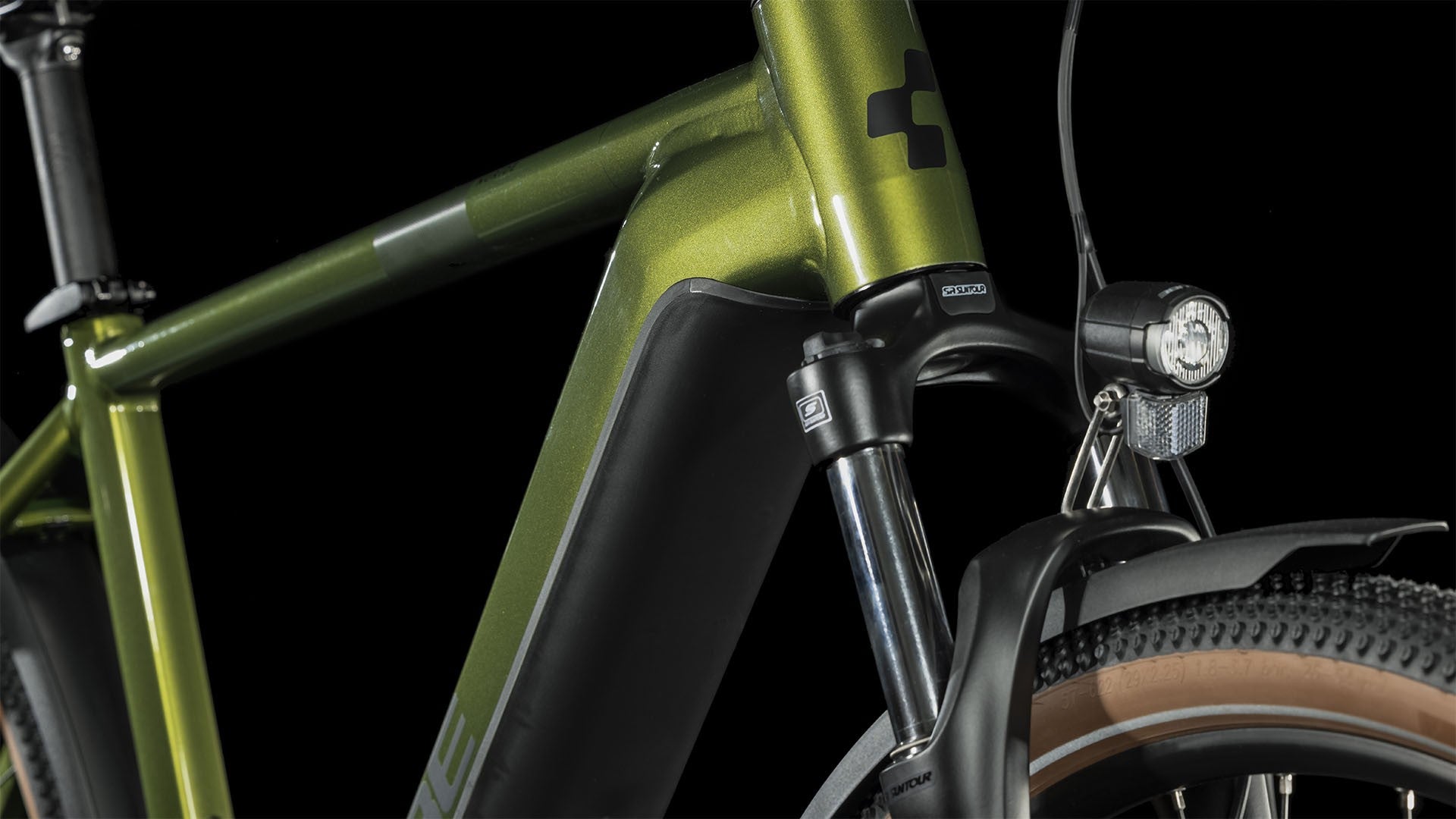 CUBE NURIDE HYBRID PRO 750 ALLROAD 28 electric bike - shinymoss´n´black - CUBE - Evelostore