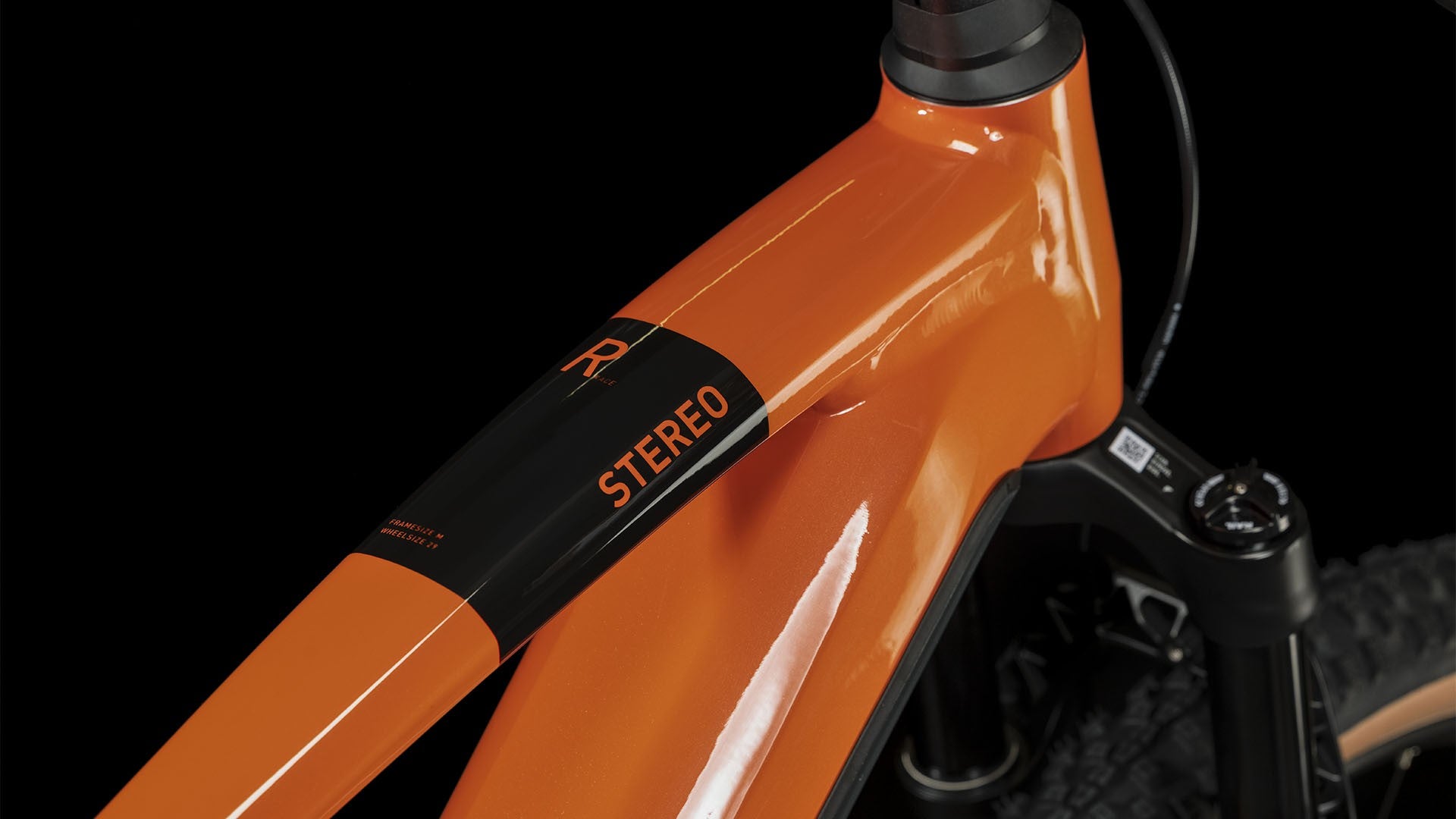 CUBE STEREO HYBRID 120 RACE 750 29 electric mountainbike - sparkorange´n´black