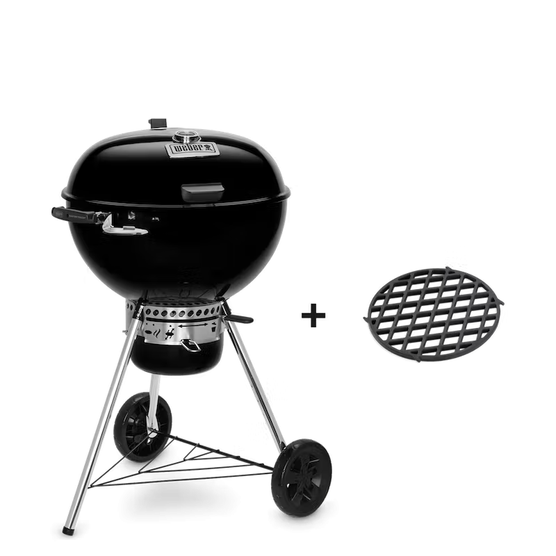 WEBER MASTER TOUCH PREMIUM GBS E-5770 57 cm Ogļu grils + Sear Grate melns, 17401004