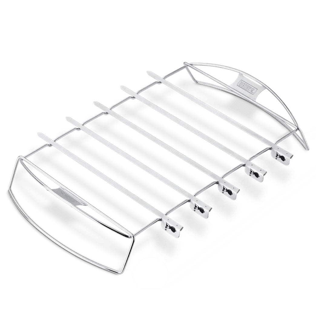 WEBER KEBAB SET with 5 Skewers - grilling tools, 6606 - WEBER - Evelostore