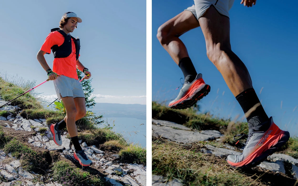 Zapatillas de trail running ROSSIGNOL VERCORS - rojo neón