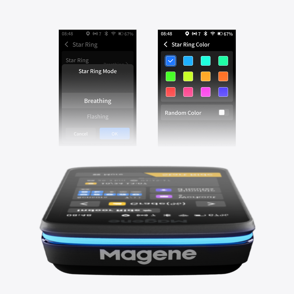 MAGENE C706 Smart GPS Bike Computer - black