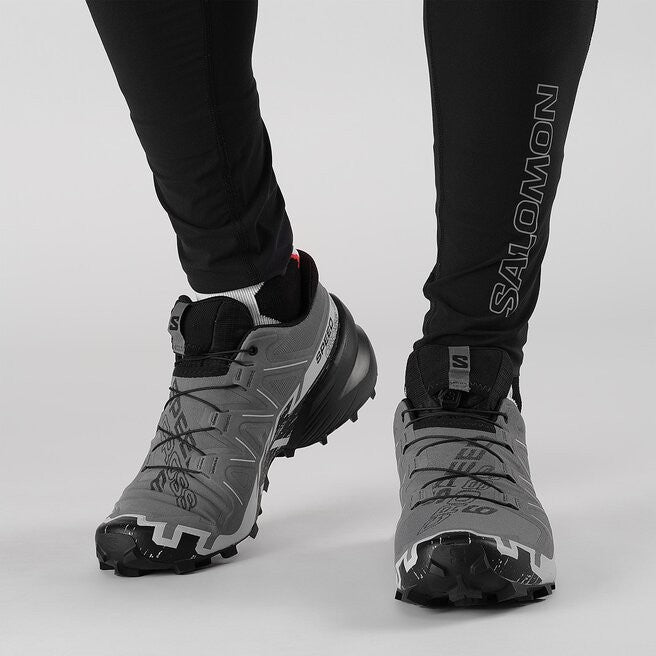 SALOMON SPEEDCROSS 6 WIDE trails løbesko - sort/grå