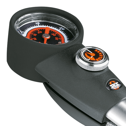 SKS SAM SUSPENSION joustoventtiilipumppu – musta