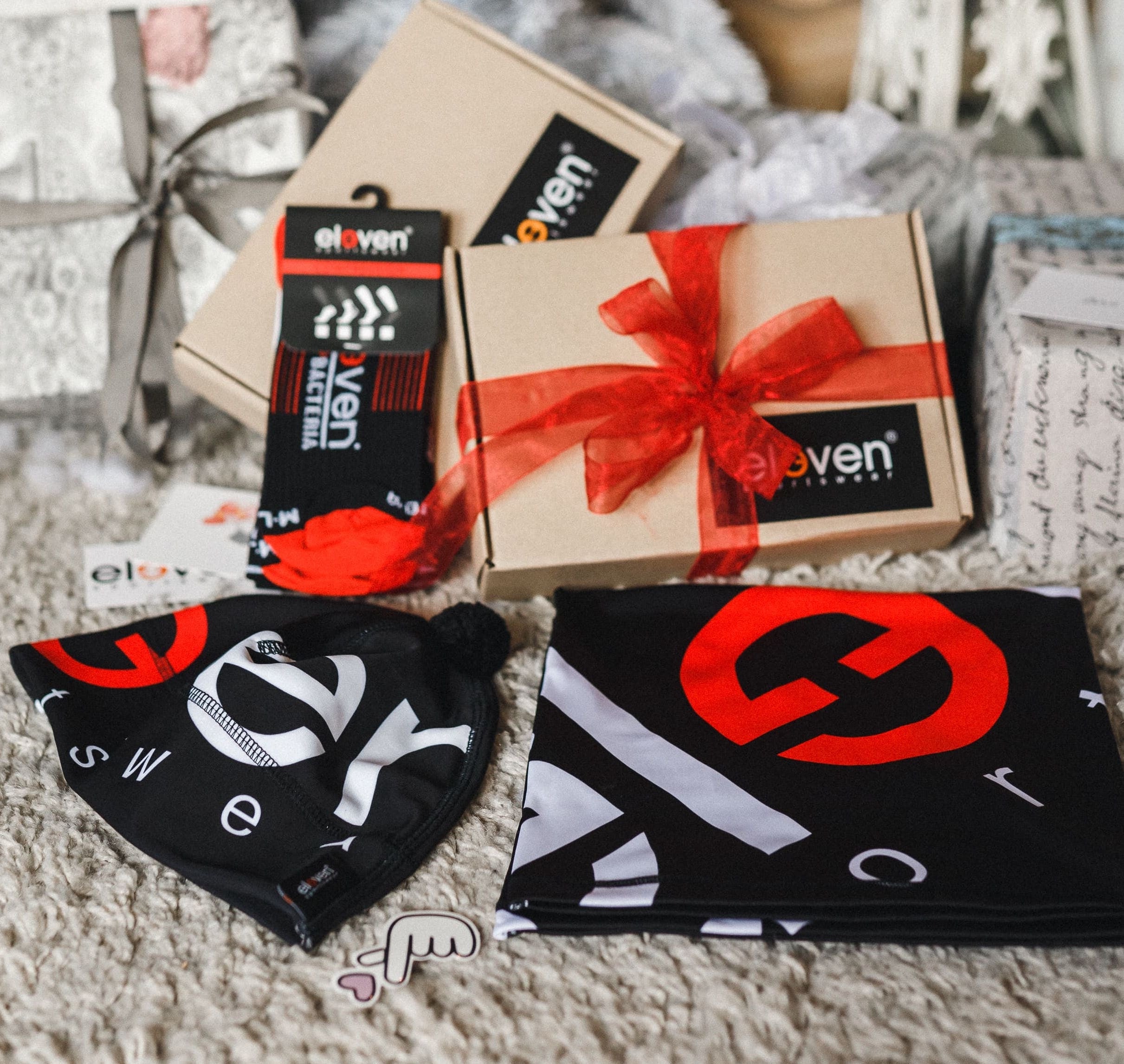 ELEVEN SPORTSWEAR Sven - Rød Beanie BE