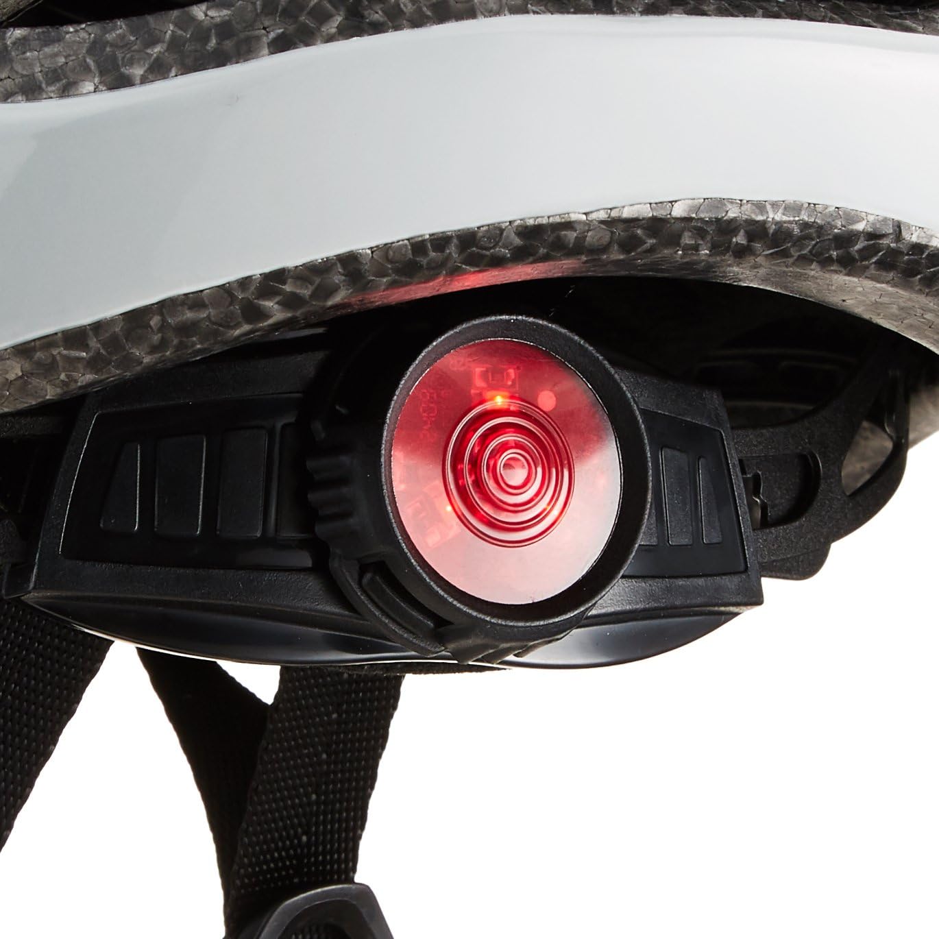 XLC YOUNGSTER BH-C18 Bicycle helmet with rear light - grey/red