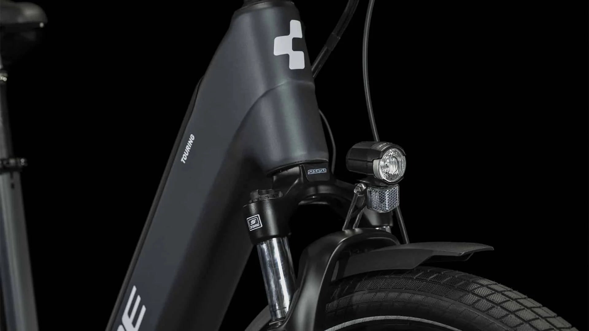 CUBE TOURING HYBRID ONE 625 28 elektro velosipēds - grey´n´white