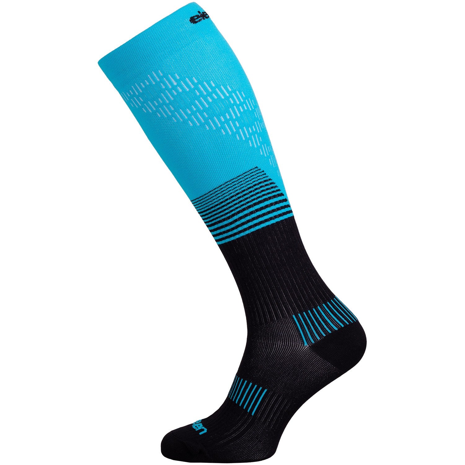 ELEVEN SPORTSWEAR POWERFLOW Long compression socks - blue - ELEVEN SPORTSWEAR - Evelostore