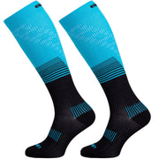 ELEVEN SPORTSWEAR POWERFLOW Long compression socks - blue - ELEVEN SPORTSWEAR - Evelostore