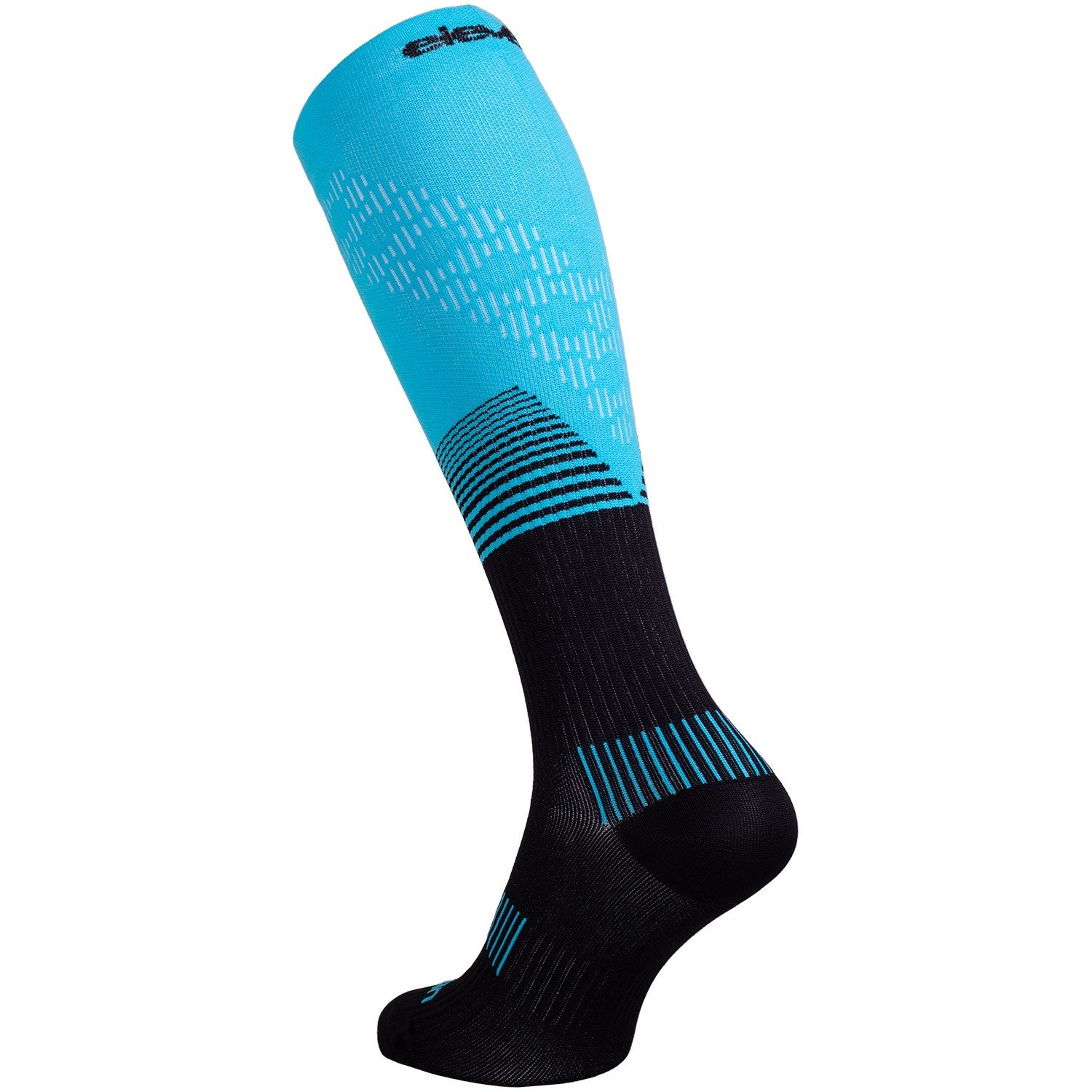 ELEVEN SPORTSWEAR POWERFLOW Long compression socks - blue - ELEVEN SPORTSWEAR - Evelostore