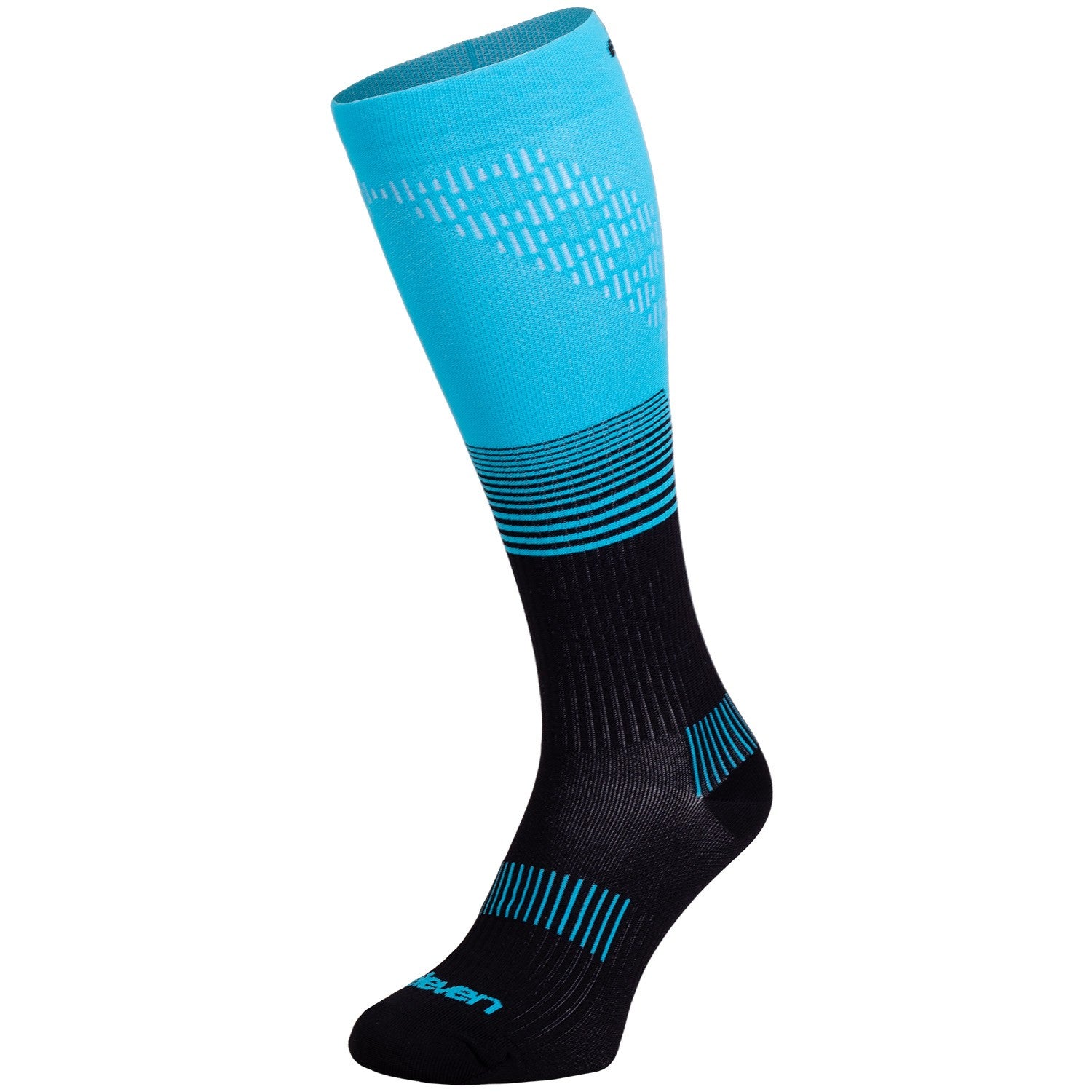 ELEVEN SPORTSWEAR POWERFLOW Long compression socks - blue - ELEVEN SPORTSWEAR - Evelostore