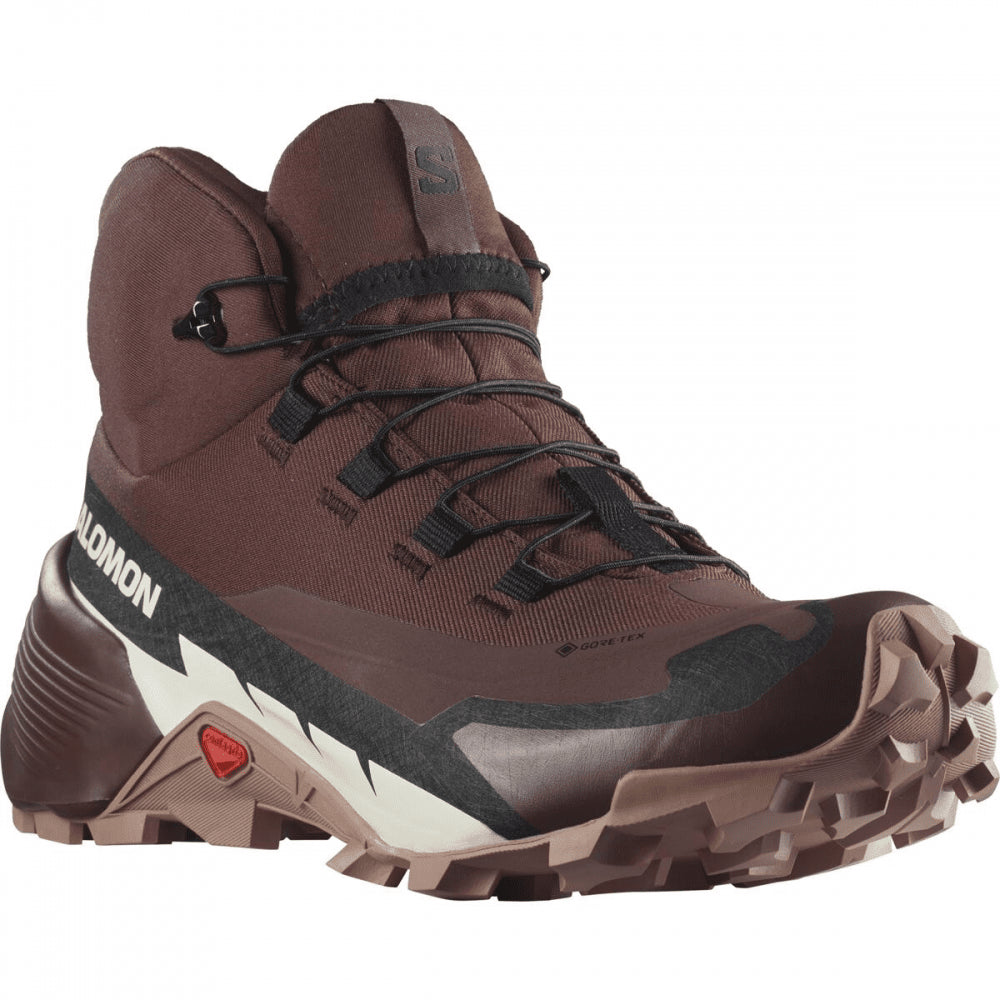 SALOMON CROSS HIKE MID GTX 2 W hiking boots - dark red - SALOMON - Evelostore