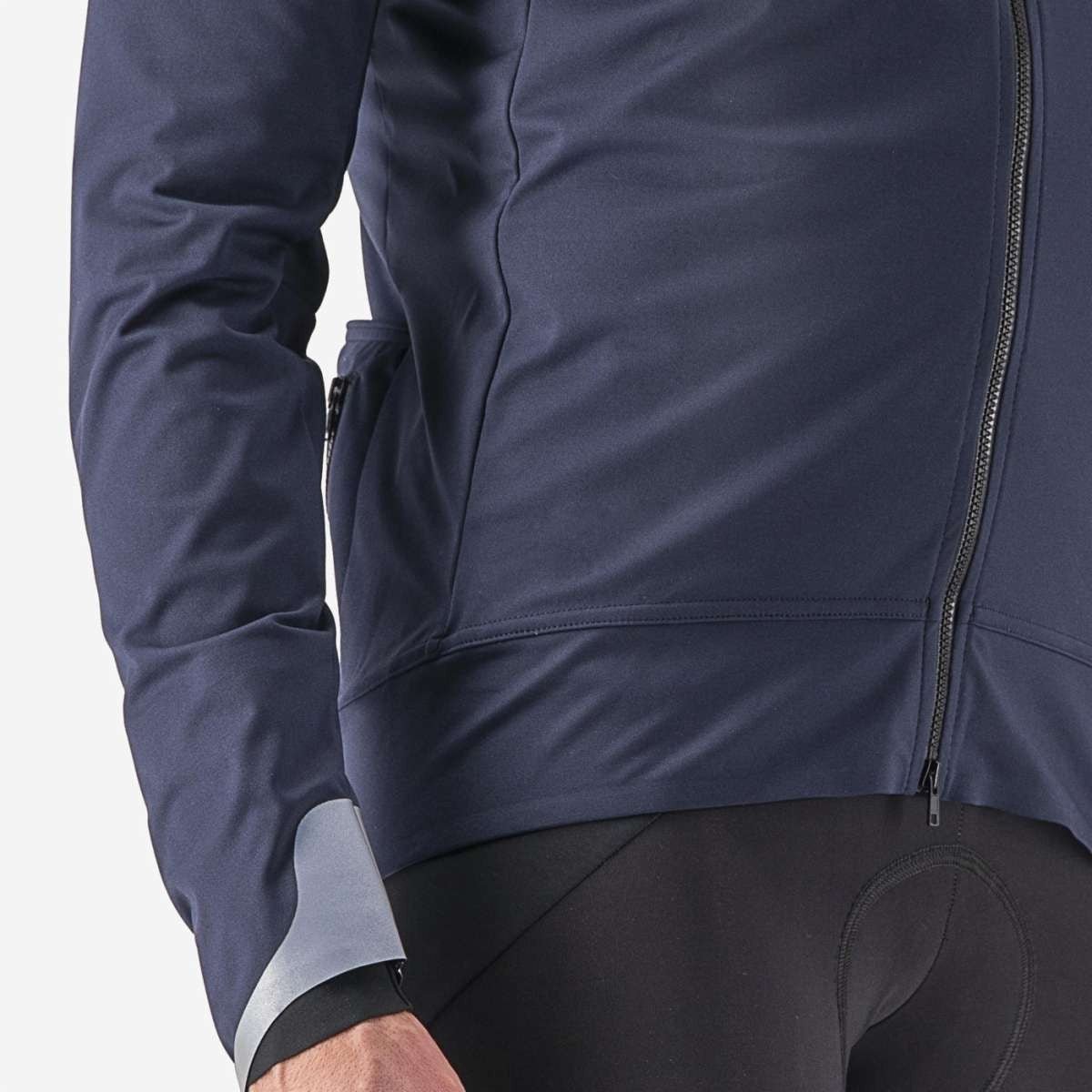 CASTELLI ALPHA ULTIMATE INSULATED cycling jacket - navy blue - CASTELLI - Evelostore
