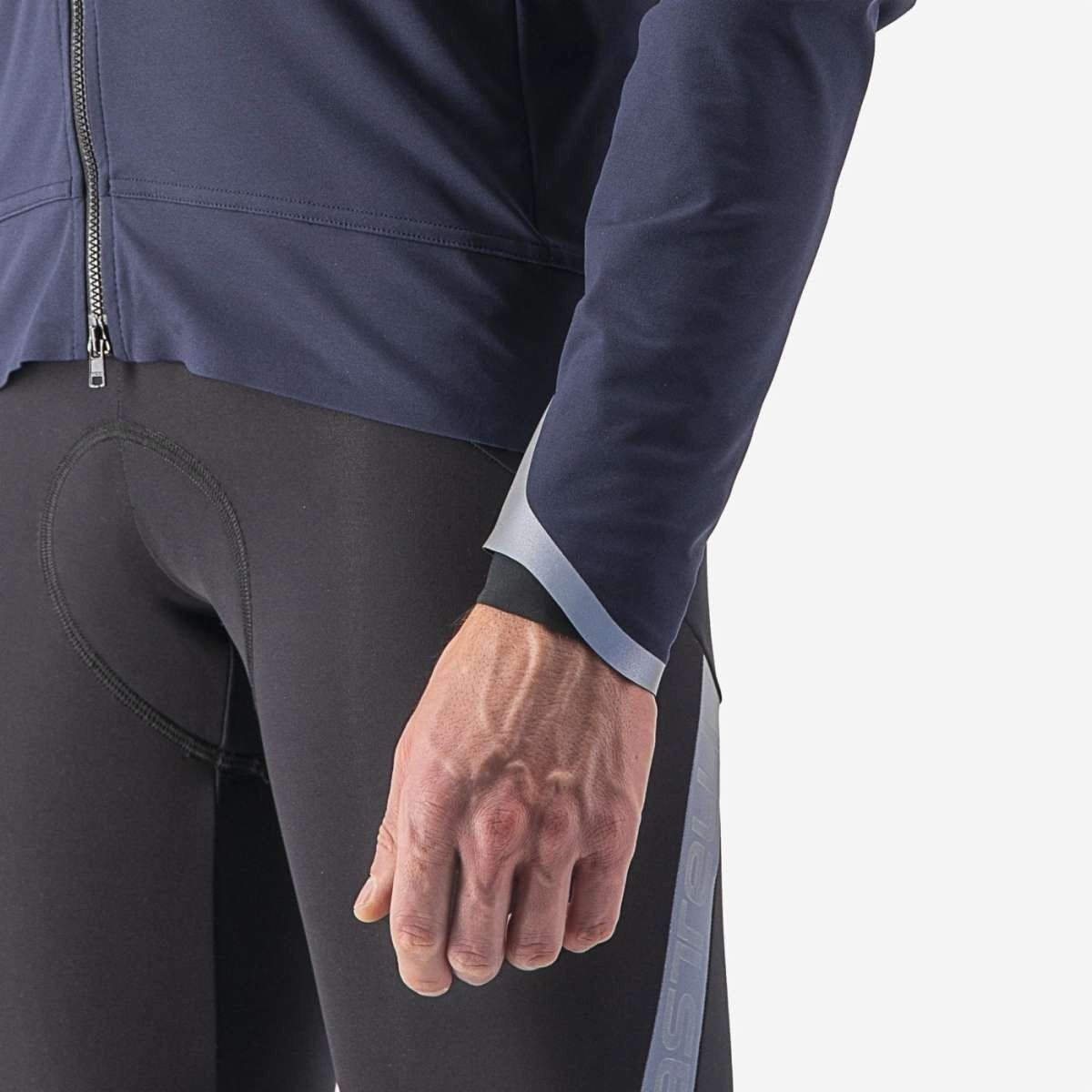 CASTELLI ALPHA ULTIMATE INSULATED cycling jacket - navy blue - CASTELLI - Evelostore