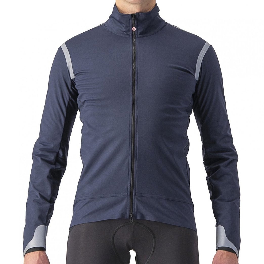 CASTELLI ALPHA ULTIMATE INSULATED cycling jacket - navy blue - CASTELLI - Evelostore