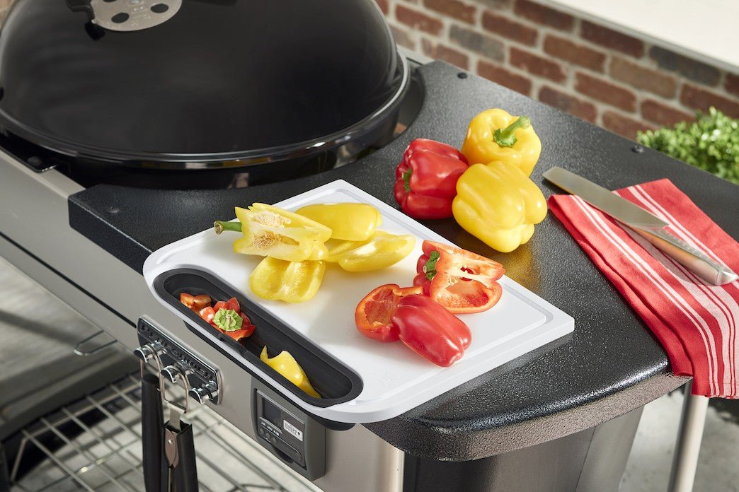 WEBER Cutting Board with Catch Bin, 7032 - WEBER - Evelostore