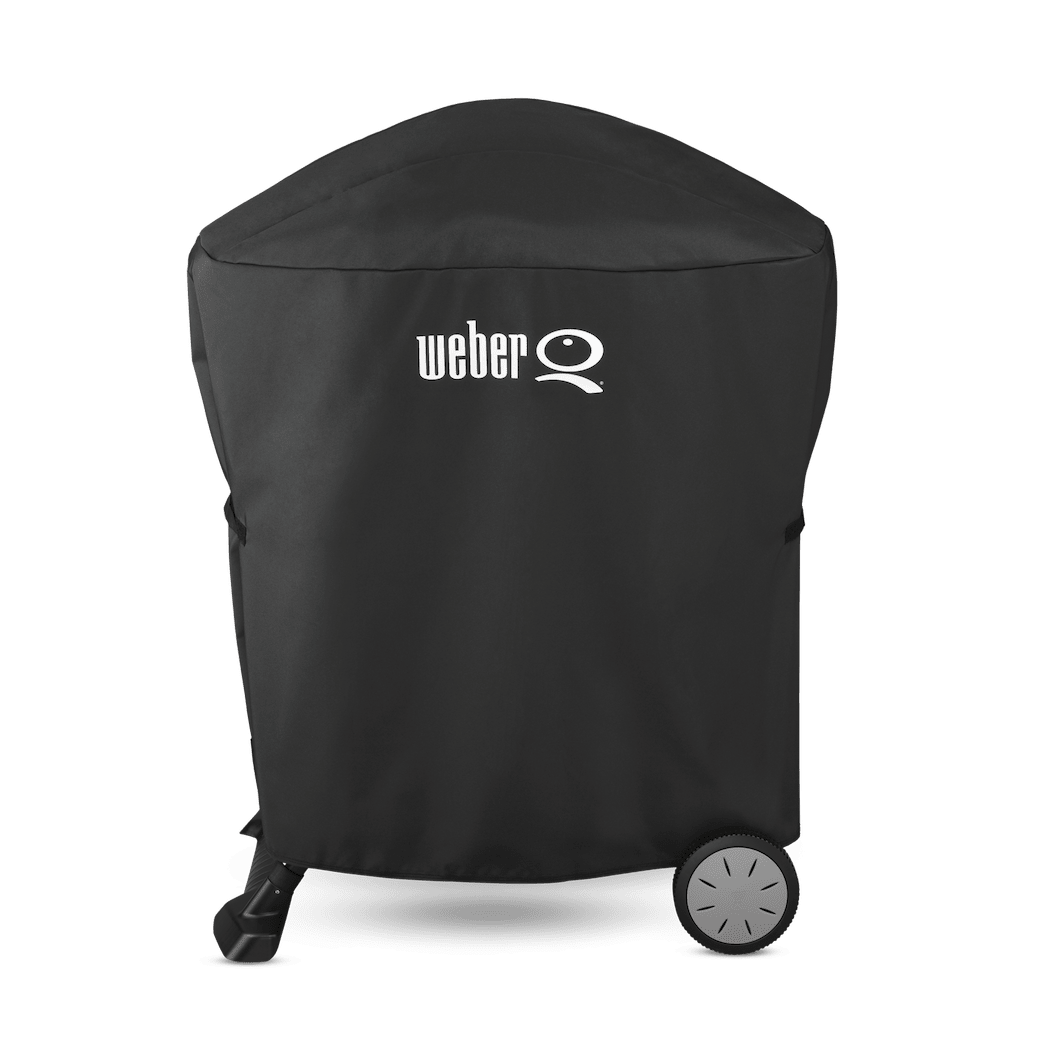WEBER PREMIUM Q 100/1000/200/2000 Grill Cover with Stand or Portable Cart, 7120 - WEBER - Evelostore
