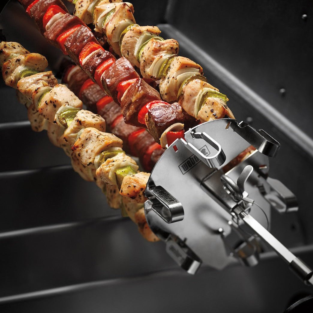 WEBER CRAFTED ROTISSERIE skewer set 40.64cm, 7685 - WEBER - Evelostore